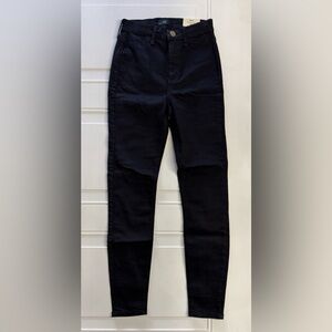 Kaia River Island NWT High Rise Disco Black Skinny Jeans Womens Size 8R